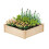 Wood Raised Garden Bed, Open Bottom, 102x102x30 cm 1