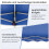 Waterproof 3x3m Pop-Up Gazebo with Roll Bag, Blue 5