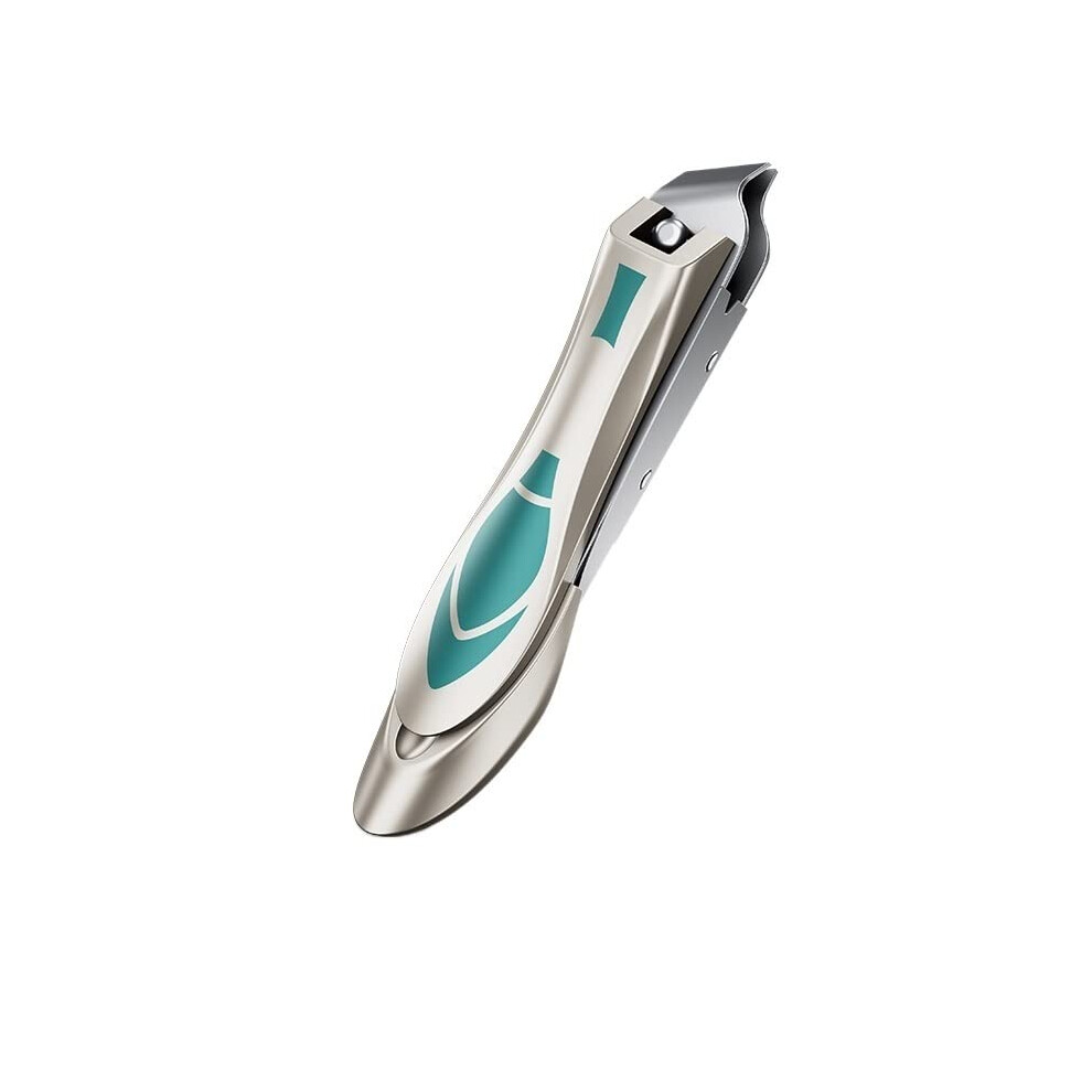Nail Clippers Stainless Steel for Thick Nails Professional Manicure Pedicure Kit with Leather Case