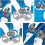 Cabeças de corte compatíveis com barbeadores Philips S9000, SH90, S9031, S9041 e S9181. 5