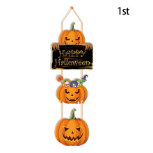 Dekoracja na imprezę Halloween Hopy, dynia, kapelusz czarodzieja, zawieszka na drzwi, scena festiwalu duchów, zawieszka, materiały dekoracyjne