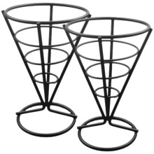 2Pcs French Fry Holder Cone Basket for Kitchen Restaurant