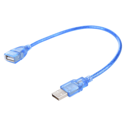 2x Κοντό καλώδιο επέκτασης USB2.0A από θηλυκό σε αρσενικό 1