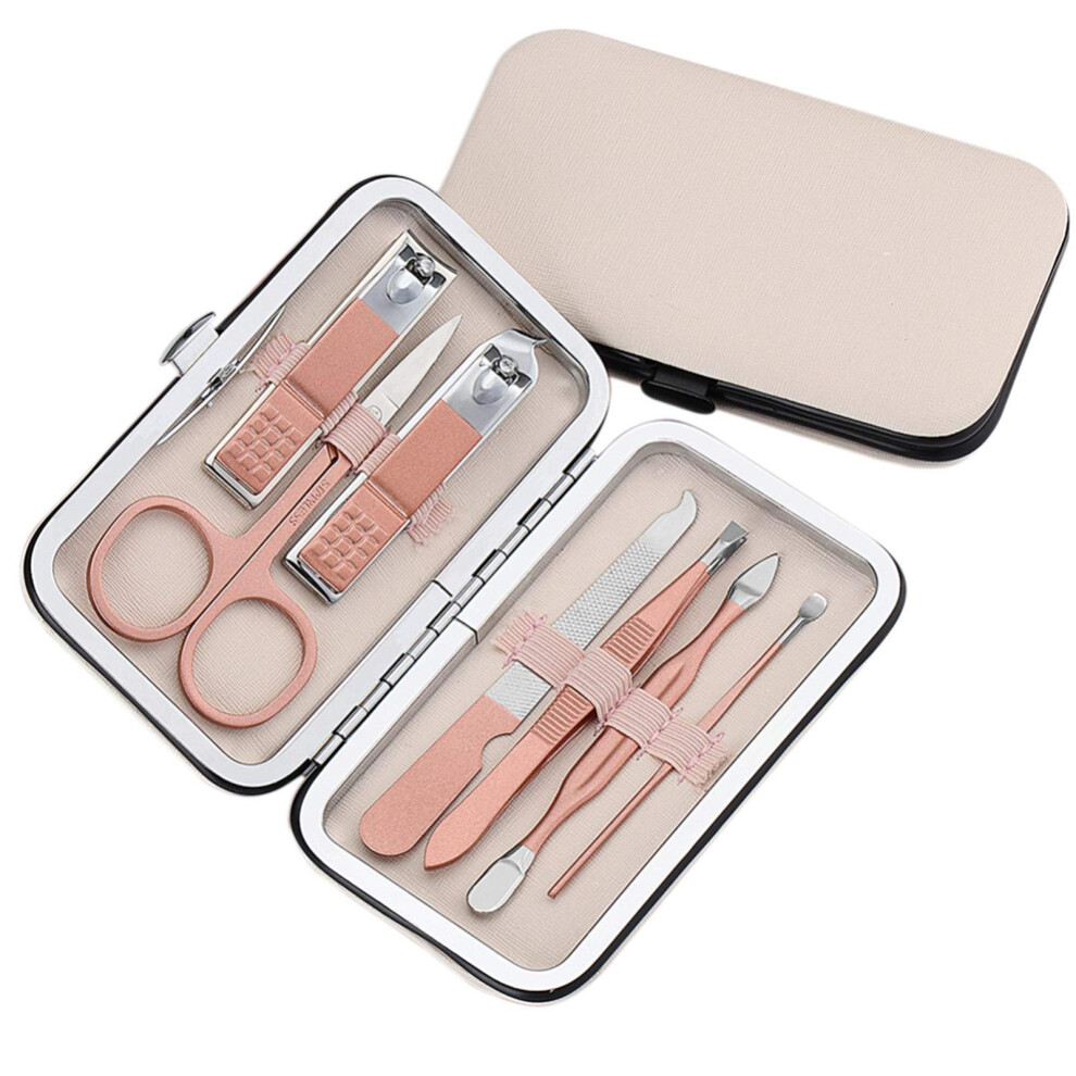 Manicure Pedicure Kit 18 Piece Stainless Steel Nail Clippers Set Professional Grooming Tools