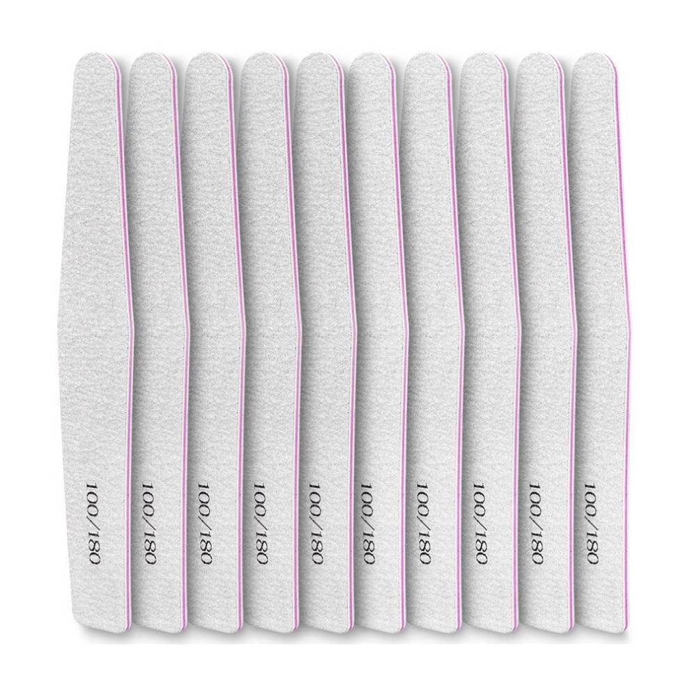 Nail Buffer Block Set 10pcs Colored Double Sided Sanding Buffers for Smooth Nail Surface and Gel