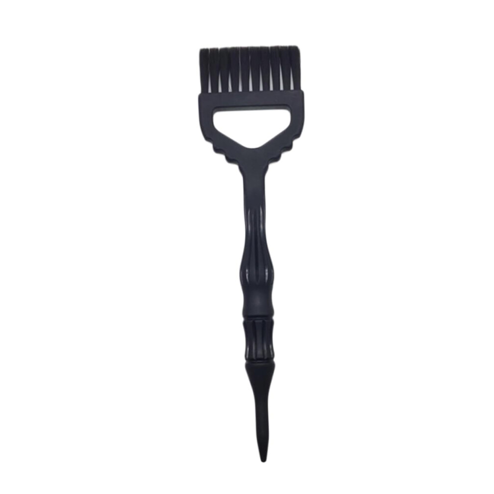 Black 2Pcs Large Nylon Hair Dye Brush With Comb For Precise Color Application Salon And Home Use