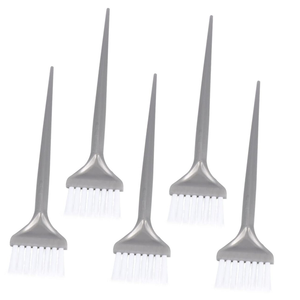 5Pcs Soft Bristle Hair Dye Brush Set for Precise Color Application and Hair Oil Treatments