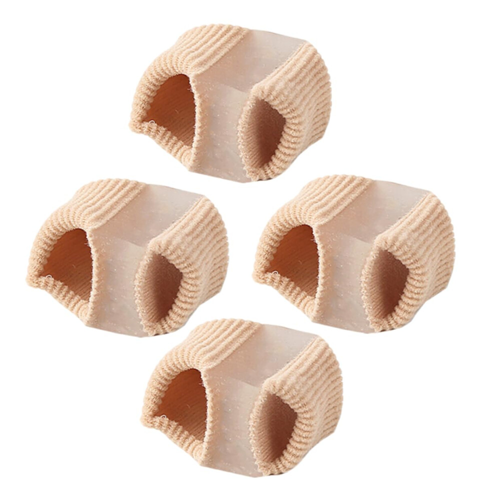 Toe Separator 4PCS Soft Elastic Bunion Corrector for Women Foot Pain Relief and Overlapping Toes