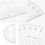 YULIJU Plastic Protractor 180 Degrees Math Protractor Half Circle Geometry Protractor for Angle Measurement 2