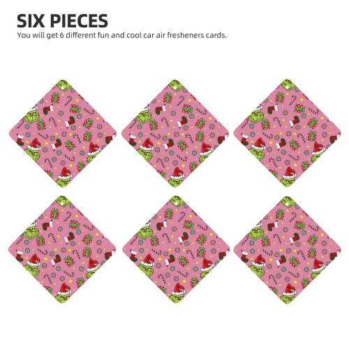 Αρωματικά χώρου αυτοκινήτου Grin-Ch6pcs με άρωμα λεβάντας, κρεμαστό αρωματικό 1