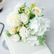 YiFudd Simulation Mariage Photographie de mariage florale à main Art floral Décoration intérieure