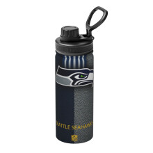 Gourde Seattle Seahawks, gobelet isotherme en acier inoxydable de 532 ml avec couvercle, tasse de voyage Ă isolation sous vide, compatible avec les