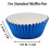 Μπλε θήκες για cupcakes, 160 τεμάχια, τυπικές θήκες για muffins, για αρτοποιείο και οικιακή 5