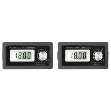 2X Nuovo generatore di segnale di corrente a 2 fili 4-20 mA, generatore di loop di corrente da pannello, simulatore 4-20 mA ad alta precisione