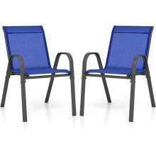 Set di 4 sedie impilabili 83 x 67 x 55 cm comfort ergonomico e design