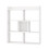 Open bibliotheek - HELLOSHOP26 - 7 kubussen - 80 x 20 x 90 cm - Engineering hout - Wit 1