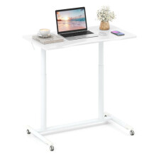 Escrivaninha móvel em pé - HELLOSHOP26 - C - Ajustável 70-106 cm - Design ergonômico - 4 rodas universais