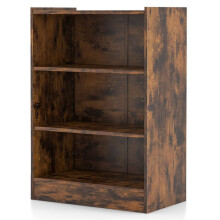 Biblioteca - HELLOSHOP26 - 3 Níveis - 50 x 30 x 75 cm - Prateleiras ajustáveis - Design moderno