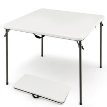 Tavolo da campeggio pieghevole 86 x 86 x 73 cm leggero resistente alle intemperie stile