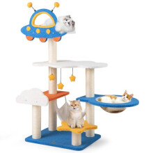 Kattenboom - HELLOSHOP26 - Ruimte - 7 niveaus - 58 x 45 x 124 cm - Comfortabel en speels