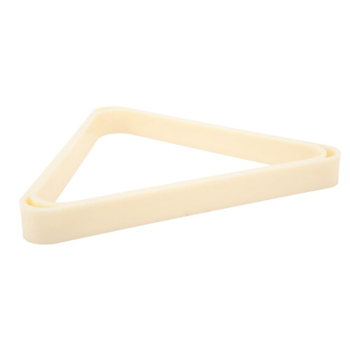 Billiard Triangle Rack Set 2Pcs for 5.25cm Balls White Durable Snooker Guide 2