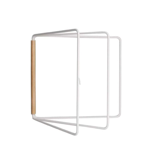 Countertop Towel Rack with Adjustable ThreeBar Foldable Design for Kitchen and Bathroom Storage