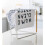 Countertop Towel Rack with Adjustable ThreeBar Foldable Design for Kitchen and Bathroom Storage 2