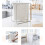 Countertop Towel Rack with Adjustable ThreeBar Foldable Design for Kitchen and Bathroom Storage 4