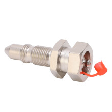 Raccord de graisse en acier inoxydable robuste pour excavatrice, buse de chaîne