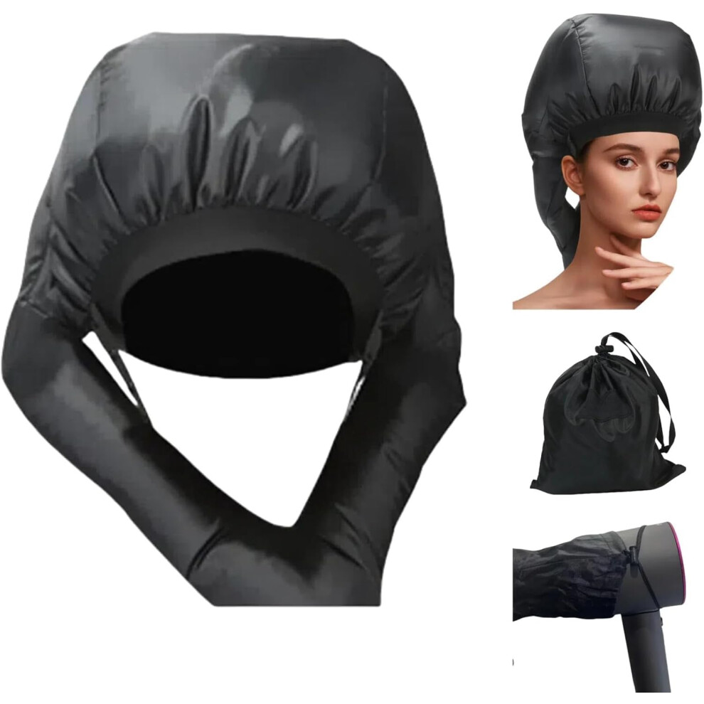 Hair Dryer Bonnet â Soft Attachment for Even Heat Distribution, Fast Deep Conditioning, Adjustable Fit