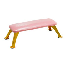 Pink Nail Arm Rest with Gold Leg PU Leather Manicure Hand Cushion for Comfortable Arm Support