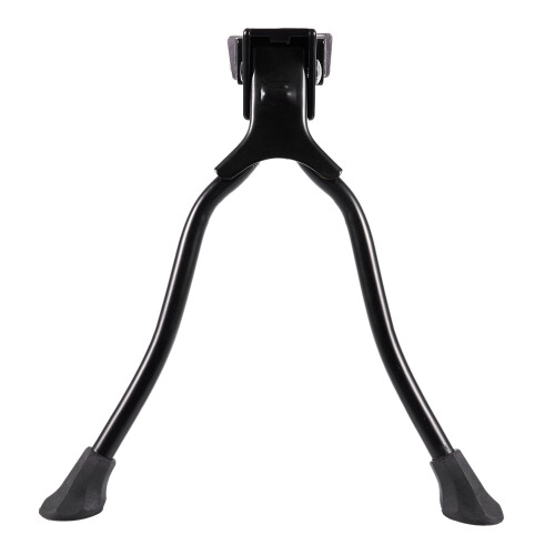 Suporte central duplo em liga metálica para bicicleta, preto, para bicicletas de 26 polegadas. 2