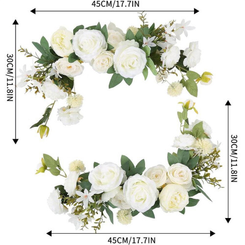 2 τεμάχια λουλούδια καλωσορίσματος, floral swags, φθινοπωρινά λουλούδια γάμου για 2