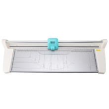 Dial Blades Paper Trimmer Craft Paper Cutter, Straight Wave Dotted Perforated Creasing Cutting Modes, Multi-Function Scrapbooking Tool with