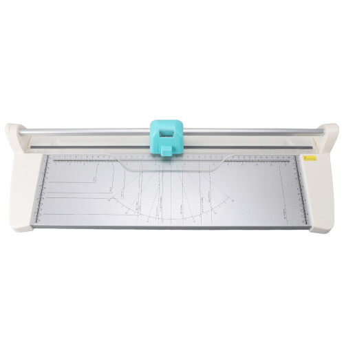 Dial Blades Paper Trimmer Craft Paper Cutter, Straight Wave Dotted Perforated Creasing Cutting Modes, Multi-Function Scrapbooking Tool with