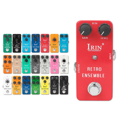 Πεντάλ κιθάρας Irin με εφέ Wah Distortion Overdrive Delay Reverb Compressor, Rs12White 1