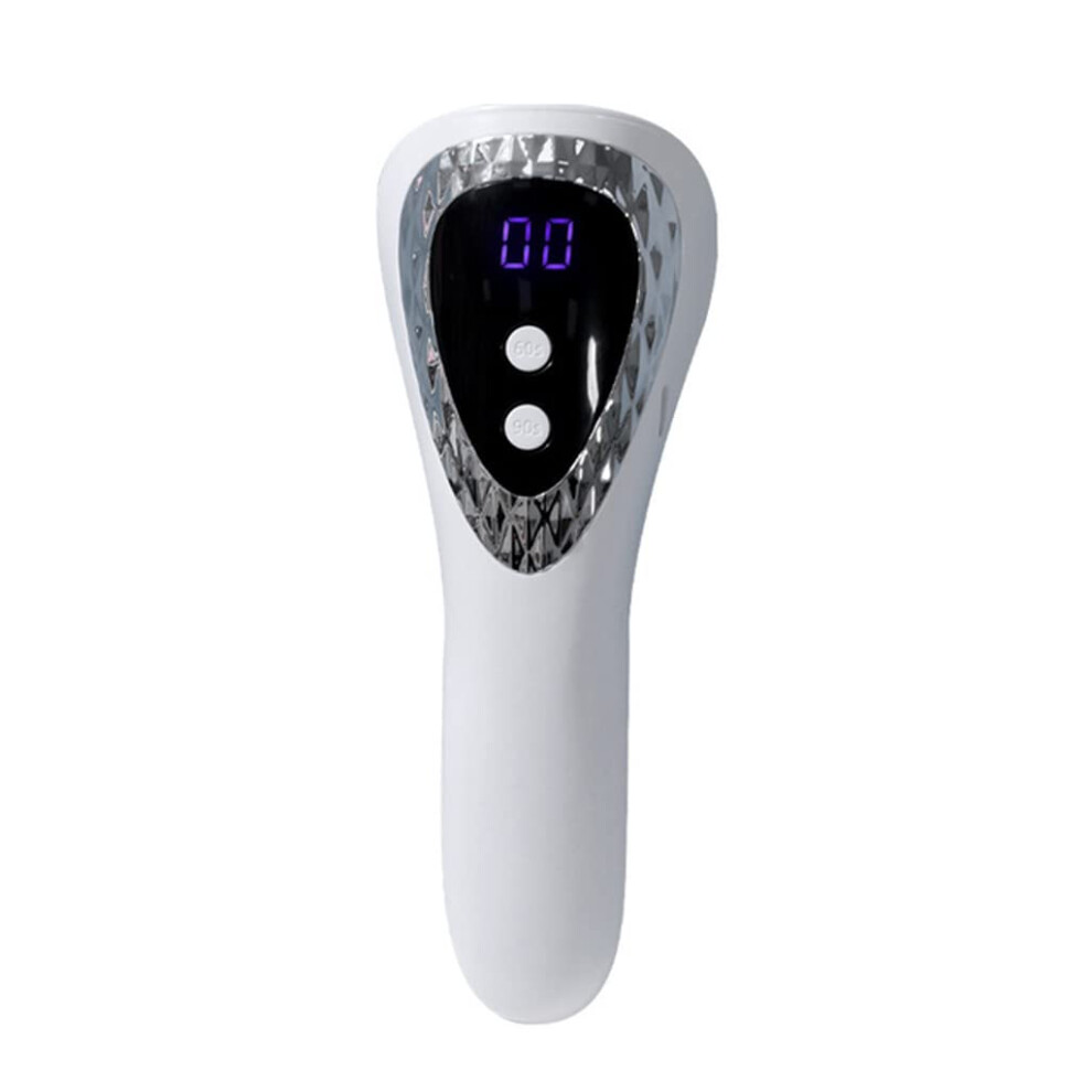 Portable Rechargeable LED UV Nail Lamp Dryer for Gel Manicure, Compact Handheld Design