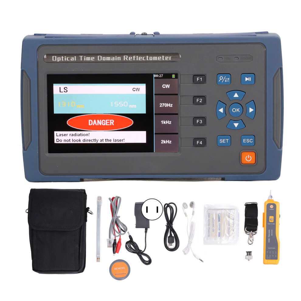 Multi-Function Optical Power Meter With Fc Sc St Adapters Built-In Vfl Support Backlight Selection And Automatic Shutdown Easy To Carry In Pocket Or 9138057602173
