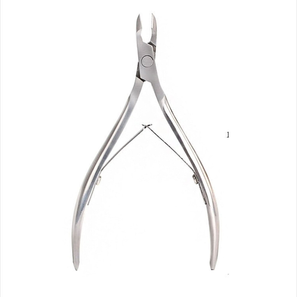 Professional Stainless Steel Cuticle Nippers with Precision Cutting Edge for Manicure and Pedicure