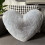 Μαλακό βελούδινο μαξιλάρι Shaggy Heart12"x10", διακοσμητικό μαξιλάρι διπλής όψης από 1