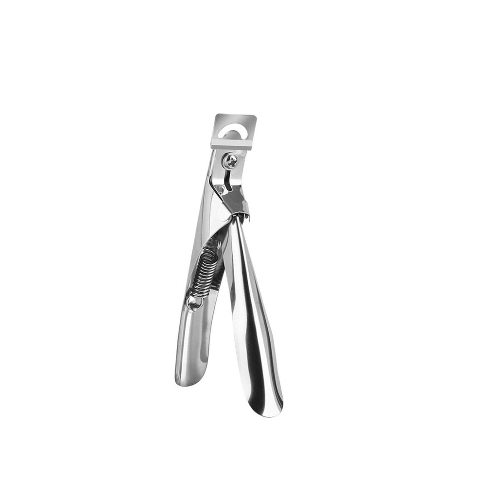 Nail Tip Clipper Stainless Steel U Shape Cutter for Acrylic and False Nails with Sharp Blades