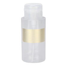 300ml Pump Dispenser Bottle for Nail Polish Remover and Alcohol, Leak Proof ABS Push Down Design