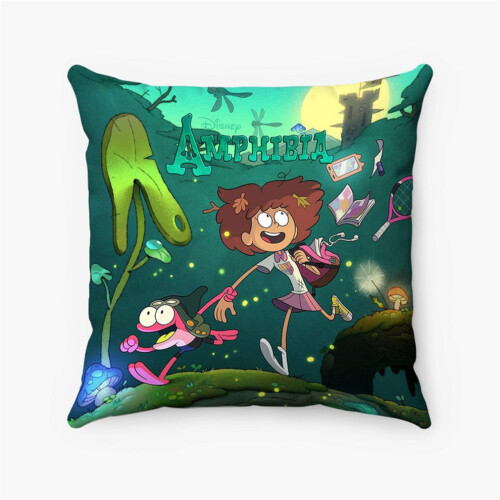 AIVO Disney Amphibia Προσαρμοσμένη Μαξιλαροθήκη Εξατομικευμένη Τετράγωνη Μαξιλαροθήκη