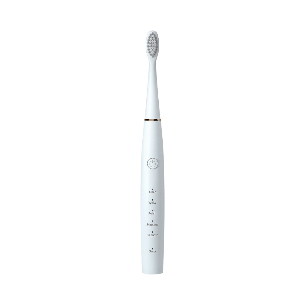 White/Blue/Light Fnyoxu Electric Toothbrush, Electric Toothbrush With 2 Brush Heads, Smart 5-Speed Timer Electric Toothbrush Ipx7