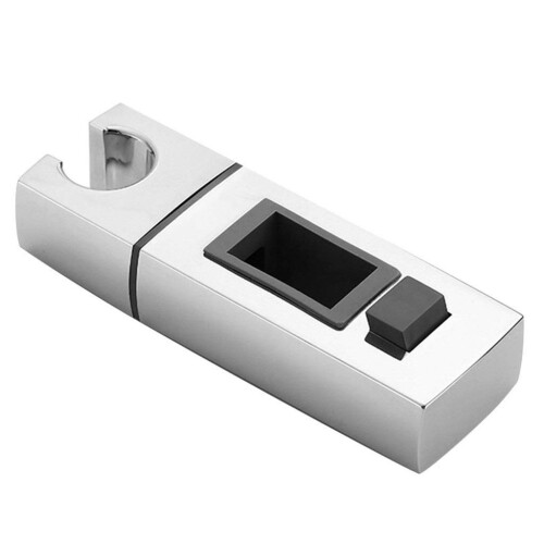 Adjustable Shower Slide Bar Bracket with 360 Angle Control and CorrosionResistant Finish