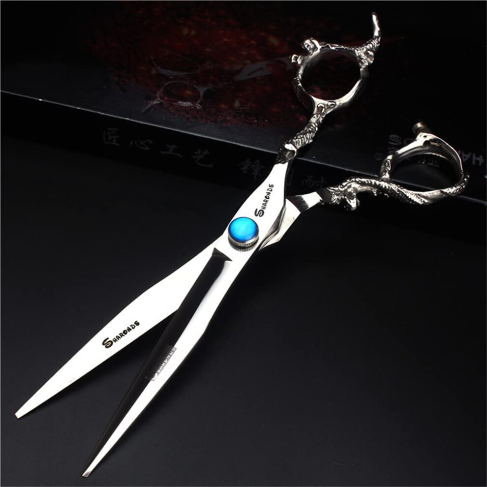 7 Inch 440C Professional Hair Cutting Scissors with Hand Sharpened Razor Edges and Comfort Grip
