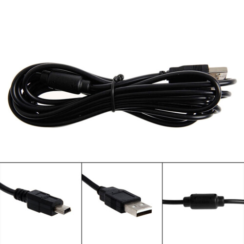 10ft Multi Controller USB Charging Charger Cable Cord For Playstation 3 PS3