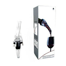 Double Hinged Corkscrew Red Wine Opener Air Aerator Magic Decanter Pourer Filter