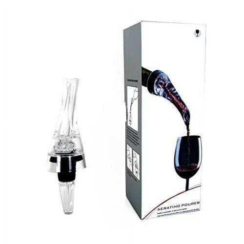 Double Hinged Corkscrew Red Wine Opener Air Aerator Magic Decanter Pourer Filter