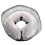 Inflatable Dog Collar for Post Surgery Recovery, Soft Adjustable Cone with Quick Drying Gray L 1